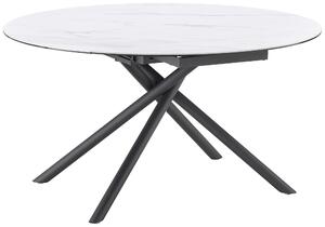 JÍDELNÍ STŮL, černá, bílá, 90-140/76/140 cm MID.YOU, Online Only