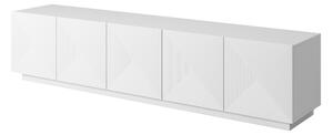 TV stolek Asha 200 cm - bílý mat