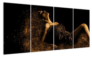 Moderní obraz - dívka (160x80cm)