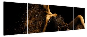 Moderní obraz - dívka (170x50cm)