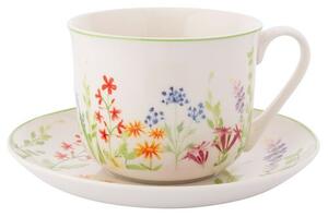 Altom Porcelánový jumbo šálek s podšálkem Nature Awakening 450 ml