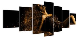 Moderní obraz - dívka (210x100cm)