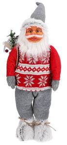 Vánoční figurka látkového Mikuláše 60 cm
