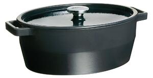 Pyrex Litinový kastrol s poklicí 6 l, 33 x 25 cm, šedá, 6 l