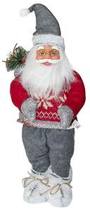 Vánoční figurka látkového Mikuláše 60 cm
