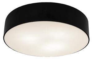 RABALUX Stropní přisazené moderní osvětlení RENATA, 3xE27, 10W, 45cm, kulaté, černé 005081