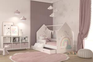 Dětská postel domeček - Unicorn Velikost spací plochy: 160x80