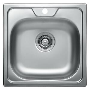 ALVEUS 1074634 - Kuchyňský dřez ALLUX 48x48 cm matná ocel/satin