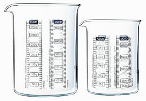 Pyrex Sada skleněných odměrek 2 ks, 0,25 l + 0,5 l