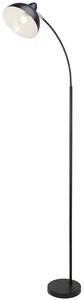 RABALUX Moderní stojací oblouková lampa DARON, 1xE27, 40W, matná černá 005240