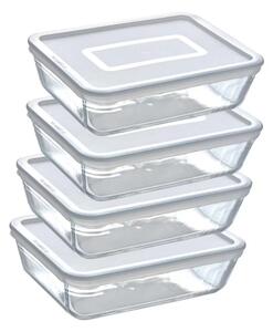 Pyrex Sada skleněných dóz 4 ks, 1,5L