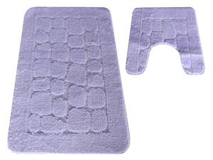 Sada koupelnových koberečků Montana CLTSTONE fialová