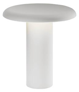 Stolní lampa Artemide Takku LED s dobíjecí baterií, bílá