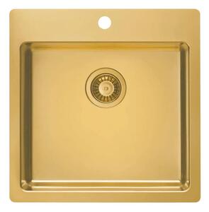 ALVEUS 1107052 - Kuchyňský dřez PURE 52,5x51,5 cm monarch bronz