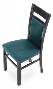 Jídelní židle GERARD 2 – masiv, látka, více barev Bílá / šedá