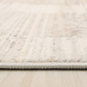 Makro Abra Moderní kusový koberec PORTLAND G498A bílý béžový Rozměr: 80x150 cm