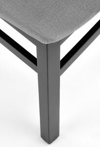 Jídelní židle GERARD 2 – masiv, látka, více barev Tmavý ořech / béžová
