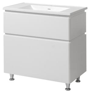Lavedo Lion I 60 White koupelnová skříňka s umyvadlem z litého mramoru