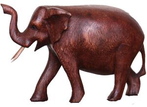 Dřevěná socha slon 11 cm