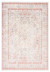 Makro Abra Moderní kusový koberec IDAHO G549C bílý světle hnědý Rozměr: 80x150 cm