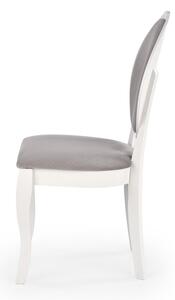 Jídelní židle VELO – masiv, látka, více barev černá / béžová