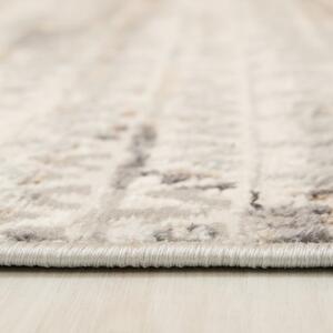 Makro Abra Moderní kusový koberec PORTLAND G494A bílý béžový Rozměr: 80x150 cm