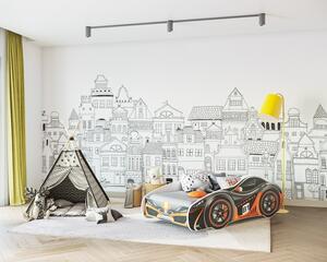Dětská postel auto 140x70 cm - 16