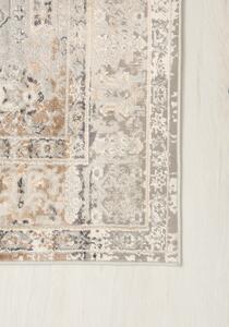 Makro Abra Moderní kusový koberec IDAHO G549D bílý / béžový Rozměr: 80x150 cm