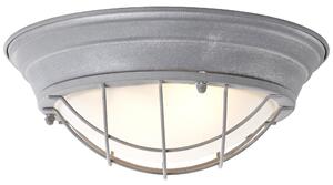 Brilliant 94492/70 TYPHOON - Stropní industriální svítidlo v šedé barvě Ø 34cm, 2xE27 (Stropní nebo nástěnné šedé svítidlo v retro stylu)