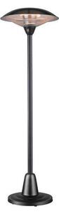 Leuchten Direkt 99501-18 - Venkovní topné těleso GLOW 1500-3000W/230V IP34 černá