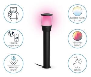 WiZ - LED RGBW Stmívatelná venkovní lampa ELPAS LED/4,8W/12/230V IP65 Wi-Fi