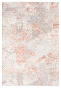 Makro Abra Moderní kusový koberec PORTLAND G500C bílý červený Rozměr: 80x150 cm