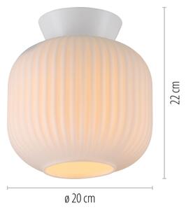 Schöner Wohnen 13574-16 - Stropní svítidlo NAMI 1xE27/25W/230V pr. 20 cm bílá