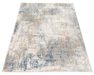 Makro Abra Moderní kusový koberec PORTLAND G512B bílý modrý Rozměr: 80x150 cm