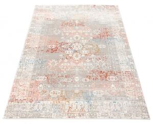 Makro Abra Moderní kusový koberec IDAHO G549F bílý světle hnědý Rozměr: 80x150 cm