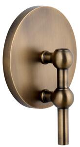 Nástěnný držák na svícen STOFF Nagel - Bronzed Brass SN162
