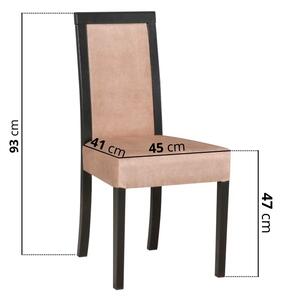 Židle ROMA 3 černá / 21B