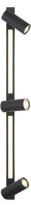 Schöner Wohnen 11794-18 - LED Bodové svítidlo DANTE 3xGU10/10W+LED/14,4W černá