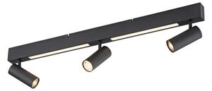Schöner Wohnen 11794-18 - LED Bodové svítidlo DANTE 3xGU10/10W+LED/14,4W černá