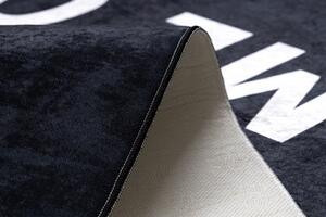 Makro Abra Dětský kusový koberec vhodný k praní BAMBINO 2104 Svatebčané protiskluzový černý Rozměr: 80x150 cm