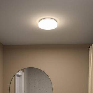 Paulmann LED stropní svítidlo Luiana, bílé, se senzorem, IP44, stmívatelný, Bílá / opál, Plast, Moderní