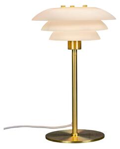 Dyberg Larsen DL20 stolní lampa, sklo, mosaz