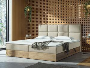 Kontinentálni postel Bogonita, Rozměr postele: 140x200, Potah: zlatý řemeselný dub / Soro 97 Mirjan24 5903211078033