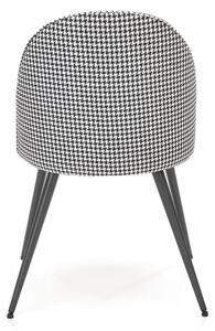 Jídelní židle K478 (černobílá)