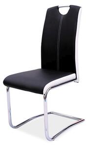 Signal Jídelní židle H-341 Barva: Šedá / bílé boky