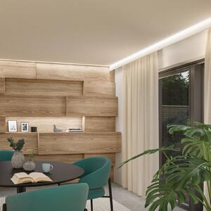 Paulmann LED pásek MaxLED 1000 – základní sada, 5 m, 2700 K, stmívatelný, Chrom / stříbro, Obývací pokoj / jídelna, Plast