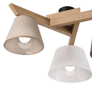 Brilagi - LED Přisazený lustr ANTHONY 3xE14/40W/230V dub