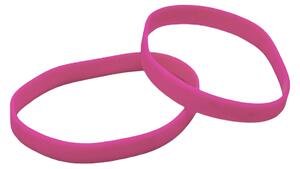 In-Design Okrasný gumový kroužek k věšáku HOLE - růžový