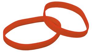 In-Design Okrasný gumový kroužek k věšáku HOLE - červený