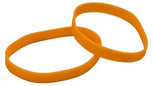 In-Design Okrasný gumový kroužek k věšáku HOLE - oranžový